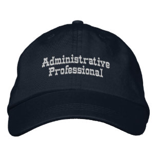 Administratieve professionele cap bedrukte admin h geborduurde pet