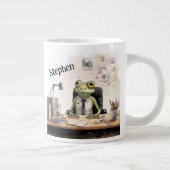 Administratieve Professionele Dag Aangepaste Naam Grote Koffiekop (Rechts)