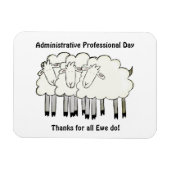 Administratieve Professionele Dag - Bedankt Magneet (Horizontaal)