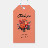 Administratieve Professionele Dag Dank u kaart Cadeaulabel (Voorkant)