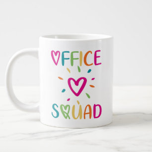 Administratieve Professionele Dag Kantoor Squad Grote Koffiekop