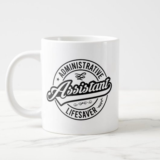Administratieve Professionele Dag Lifesaver Grote Koffiekop (Links)