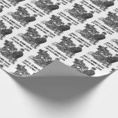 Administratieve Professionele Dag Mannelijke Typis Cadeaupapier (Hoek)