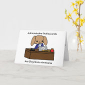 Administratieve Professionele mannelijke honden Pe Kaart (Gele Bloem)