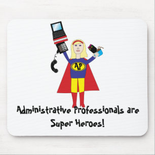 Administratieve Professionele Super Hero Mousepad Muismat