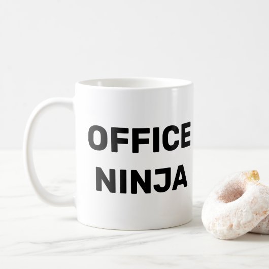 Administratieve waardering van kantoor Ninja Koffiemok (Met donut)