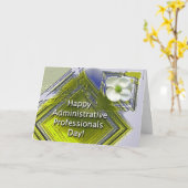 Administratieve Witte Bloemen van de Dag van Kaart (Gele Bloem)