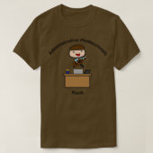 Administrative Professionals Rock Male T-shirt (Design voorkant)