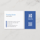 Administrator Finance Management Professional Visitekaartje (Voorkant)