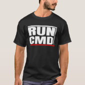 Admins Programmers Run CMD T-shirt (Voorkant)