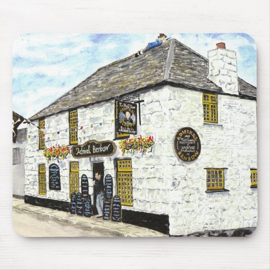 "admiraal Benbow" Mousepad Muismat (Voorkant)