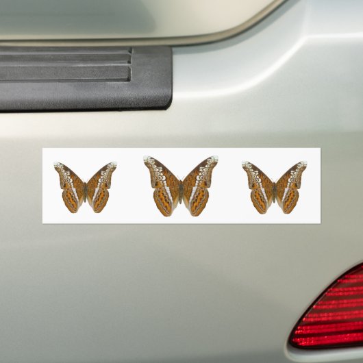 Admiraal Butterfly Bumpersticker (Op auto)