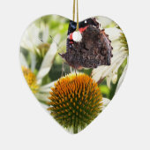 Admiraal Butterfly op Vloer Keramisch Ornament (Rechts)