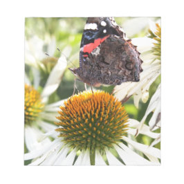 Admiraal Butterfly op Vloer Notitieblok