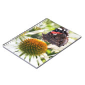 Admiraal Butterfly op Vloer Notitieboek (Linkerzijde)