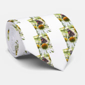 Admiraal Butterfly op Vloer Stropdas (Opgerold)