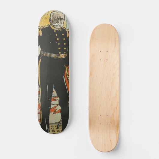 Admiraal Dewey Persoonlijk Skateboard (Voorkant)