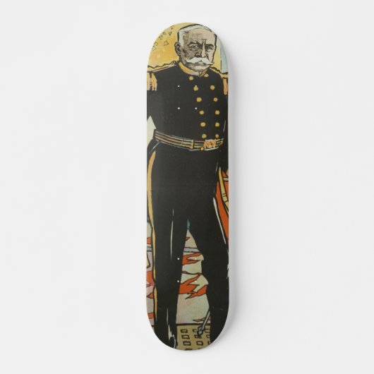 Admiraal Dewey Persoonlijk Skateboard (Voorkant)