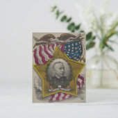 Admiraal George Dewey Briefkaart (Staand voorkant)