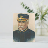 Admiraal George Dewey Briefkaart (Staand voorkant)