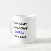 admiraal, geweldige koffiemok (Voorkant links)