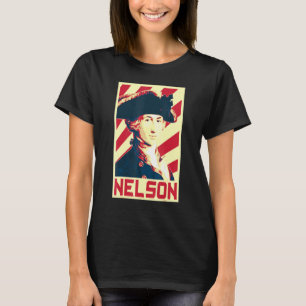 Admiraal Horatio Nelson British Flag Propaganda T-shirt