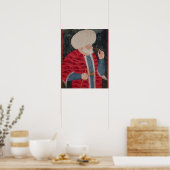 admiraal Khair-ed-din 1540 Poster (Keuken)