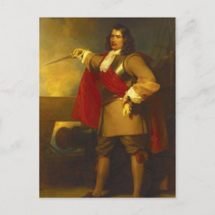 admiraal Robert Blake Briefkaart