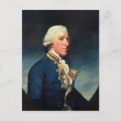 Admiraal Samuel Hood, 1st Viscount Hood 1784 Briefkaart (Voorkant)