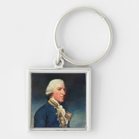 Admiraal Samuel Hood, 1st Viscount Hood 1784 Sleutelhanger (Voorkant)