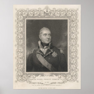 admiraal Sir Edward Pellew, c.1810 Poster