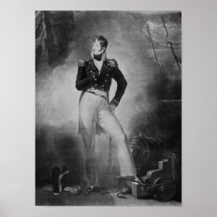 Admiraal Thomas Cochrane Poster