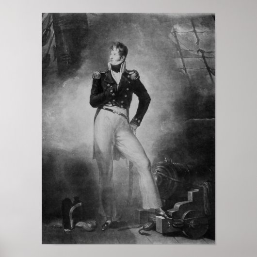 Admiraal Thomas Cochrane Poster (Voorkant)