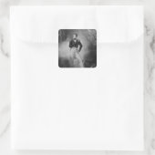 Admiraal Thomas Cochrane Vierkante Sticker (Tas)