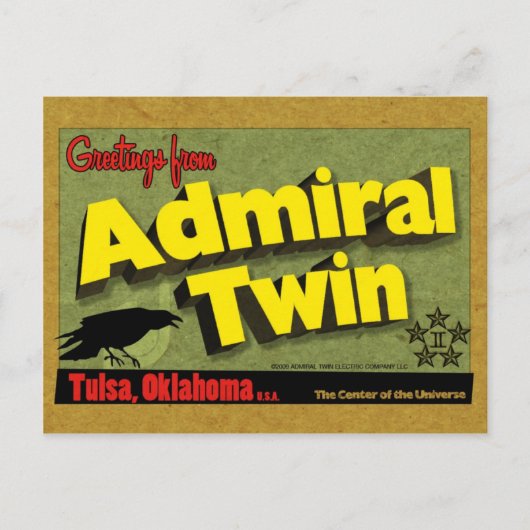 Admiraal Twin - Briefkaart #2 (Voorkant)