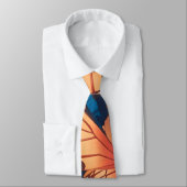 Admiraal vlinder mozaïek kleurrijk patroon stropdas (Gebonden)