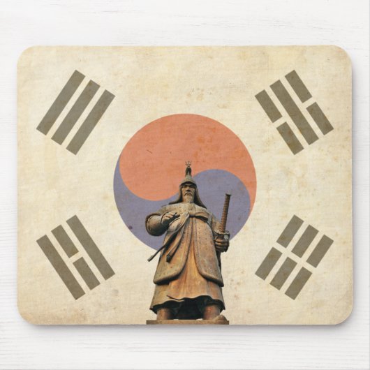 admiraal Yi Soon shin Statue Mousepad Muismat (Voorkant)