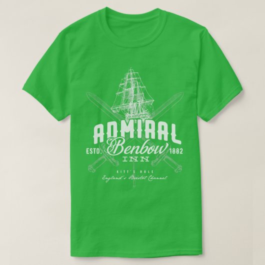 Admiral Benbow Inn T-shirt (Design voorkant)