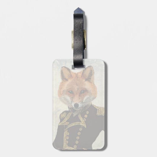 Admiral Fox Full 2 Bagagelabel (Achterkant verticaal)