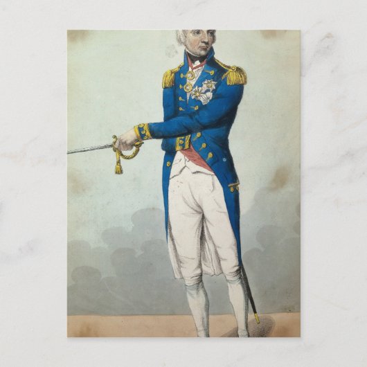 Admiral Horatio Nelson Briefkaart (Voorkant)