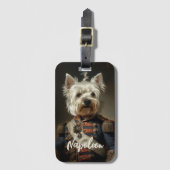 Admiral West Highland Terrier Bagagelabel (Voorkant (verticaal))
