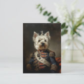 Admiral West Highland Terrier Briefkaart (Staand voorkant)