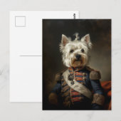 Admiral West Highland Terrier Briefkaart (Voorkant / Achterkant)
