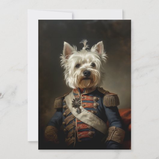 Admiral West Highland Terrier Kaart (Voorkant)