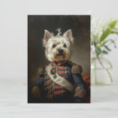 Admiral West Highland Terrier Kaart (Staand voorkant)