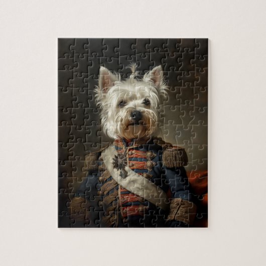 Admiral West Highland Terrier Legpuzzel (Verticaal)