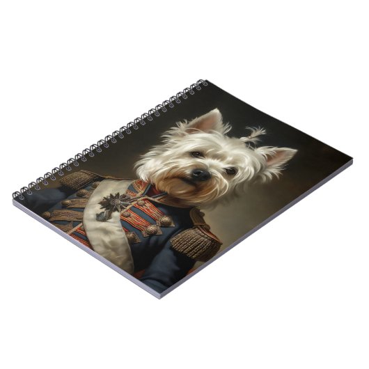 Admiral West Highland Terrier Notitieboek (Linkerzijde)