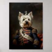 Admiral West Highland Terrier Poster (Voorkant)