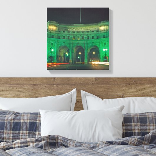 Admiralty Arch Trafalgar Square Londen Canvas Afdruk (Insitu (Slaapkamer))