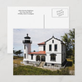 Admiralty Head vuurtoren Briefkaart (Voorkant / Achterkant)